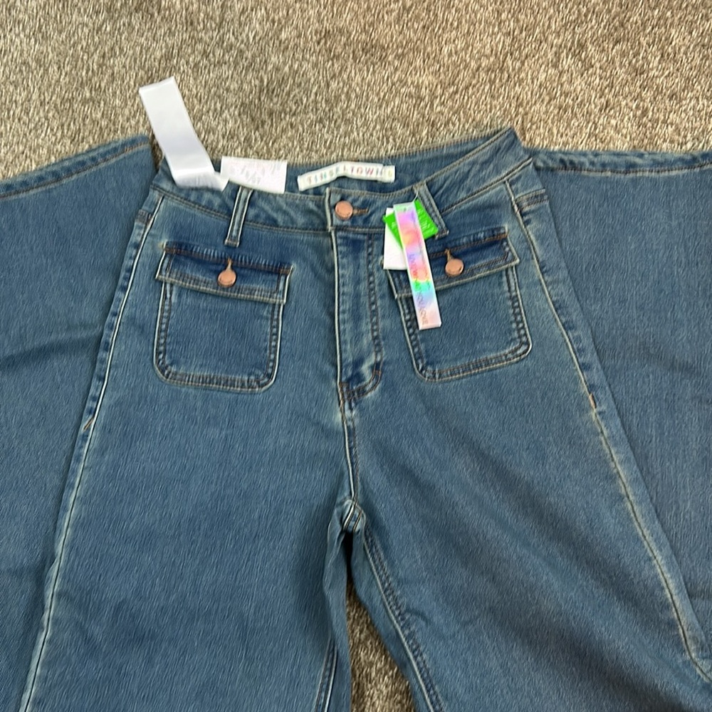 Tinseltown Blue Wide Leg Jeans Classic Style NWT Size 5